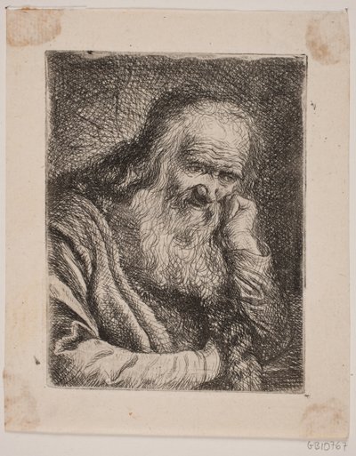 A Bearded Old Man by W.A. Müller