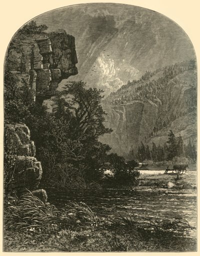 Profile Rock, 1874 by W. J. Linton