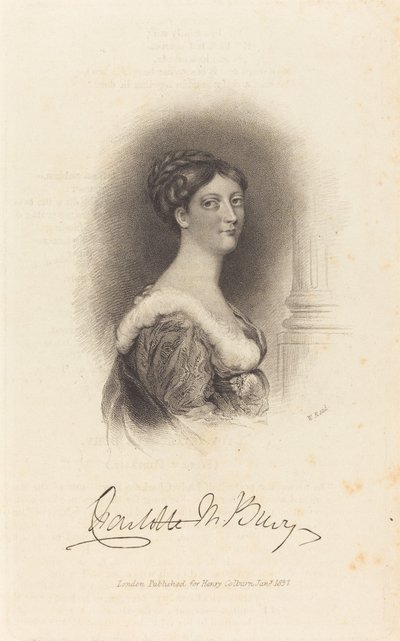 Lady Charlotte Susan Maria Bury by W. Read