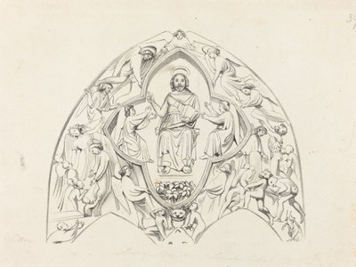 Last Judgment, Lincoln Cathedral by W. Walton after John Flaxman