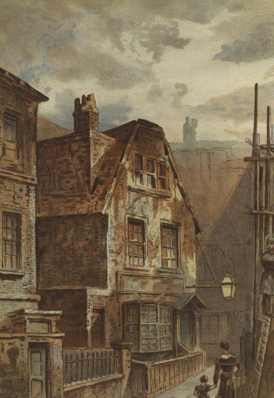 Old House behind Ludgate by Waldo Sargeant