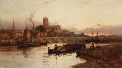 View of Worcester, 1890 by Walker Stuart Lloyd