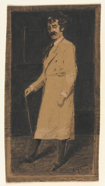 James McNeill Whistler by Walter Greaves