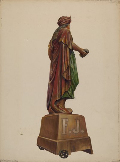 Cigar Store Figure by Walter Hochstrasser