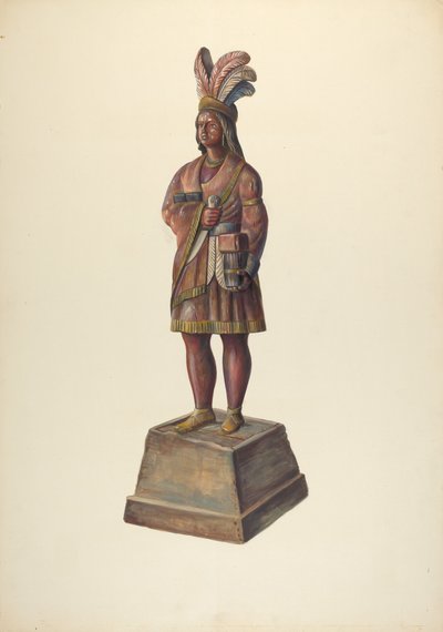 Cigar Store Indian by Walter Hochstrasser