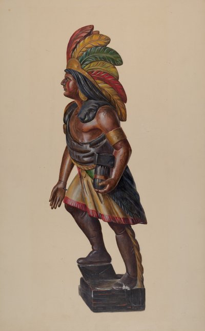 Cigar Store Indian by Walter Hochstrasser