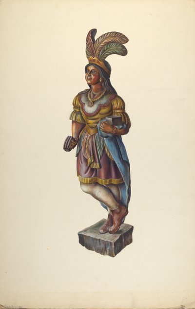 Cigar Store Indian by Walter Hochstrasser