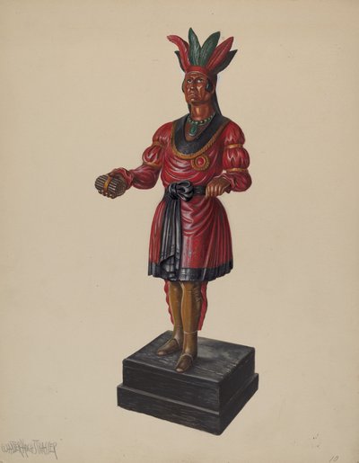 Cigar Store Indian by Walter Hochstrasser