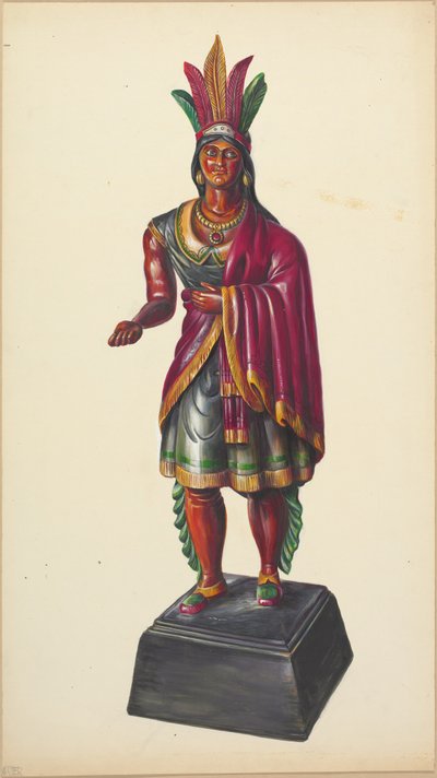 Cigar Store Indian by Walter Hochstrasser