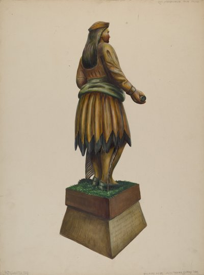 Cigar Store Indian by Walter Hochstrasser