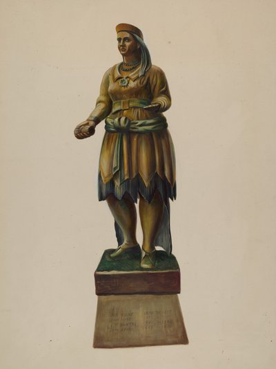 Cigar Store Indian by Walter Hochstrasser