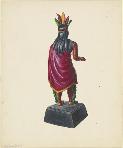 Cigar Store Indian by Walter Hochstrasser