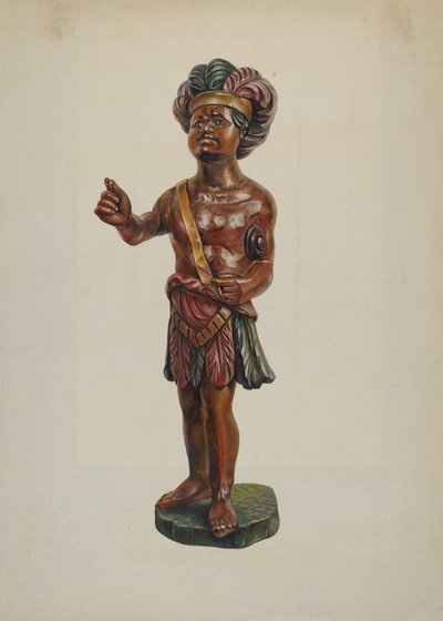 Cigar Store Indian by Walter Hochstrasser