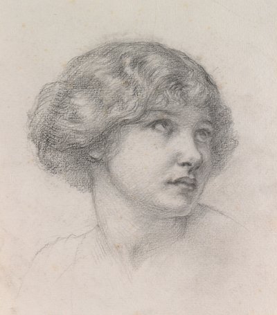 Head of a Girl by Walter John Knewstub