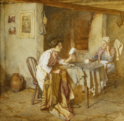 The Letter by Walter Langley