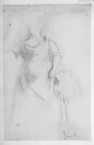 Sketch of a Female Figure by Walter Richard Sickert