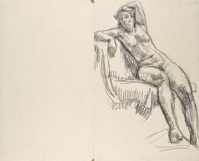 Study of a Nude by Walther Gamerith