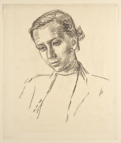 Portrait of a Girl by Walther Gamerith