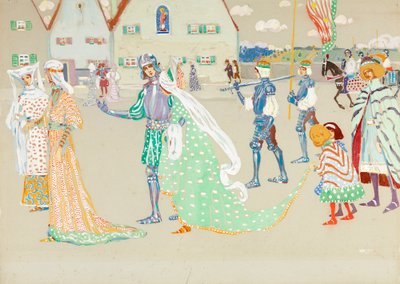The Young Couple by Wassily Kandinsky