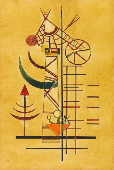 Curved Tips by Wassily Kandinsky