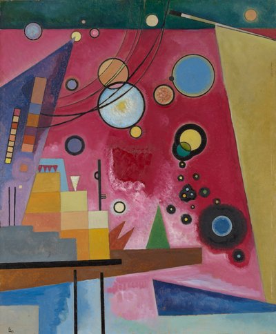 Heavy Red by Wassily Kandinsky