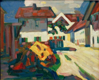 Murnau – Group of Houses by Wassily Kandinsky