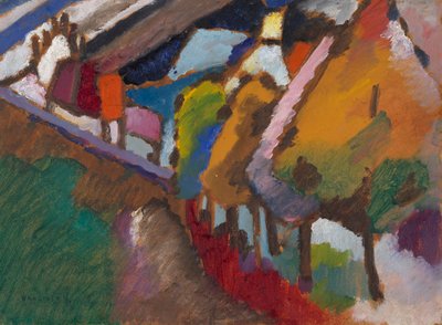 Murnau – Castle and Church by Wassily Kandinsky