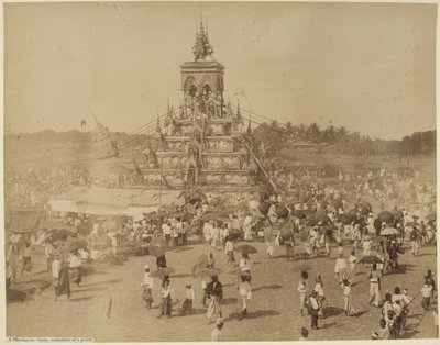 A Phoogyee-byan, cremation of a priest by Watts and Skeen