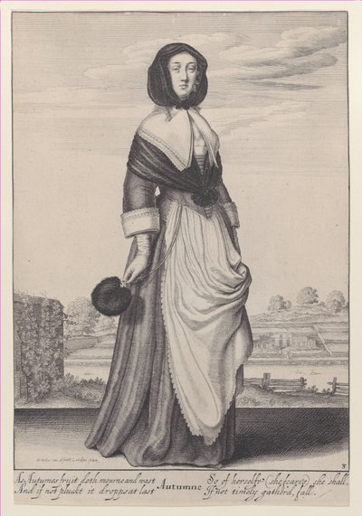 Autumn, from The Seasons by Wenceslaus Hollar