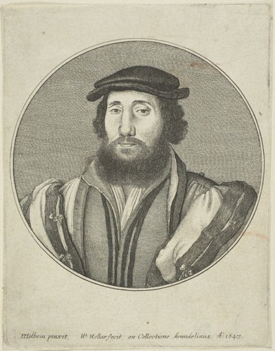 Bearded Man by Wenceslaus Hollar