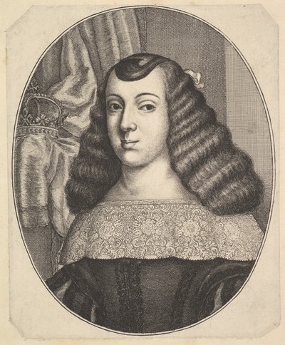 Catherine of Braganza by Wenceslaus Hollar