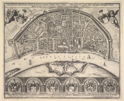 Cologne and Deutz by Wenceslaus Hollar