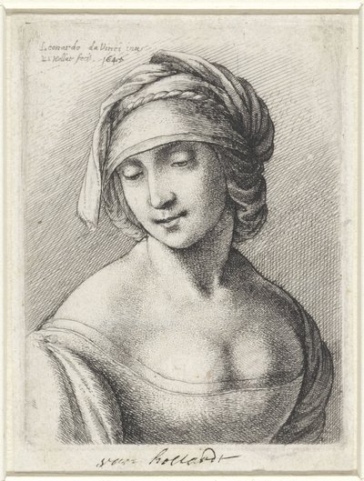 Saint Anna by Wenceslaus Hollar