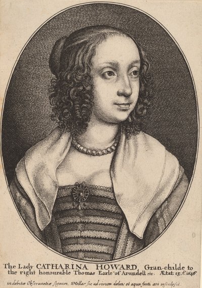 Lady Catherine Howard by Wenceslaus Hollar