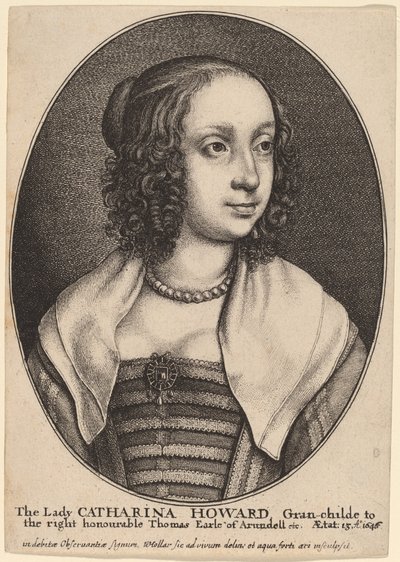 Lady Catherine Howard by Wenceslaus Hollar