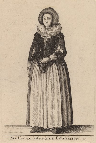 Woman from Lower Palatinate by Wenceslaus Hollar