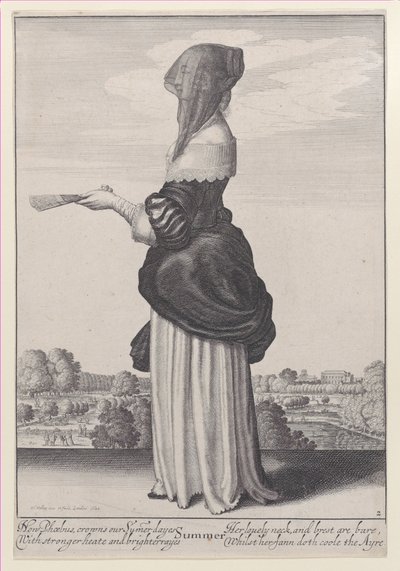 Summer, from The Seasons, 1643-44 by Wenceslaus Hollar