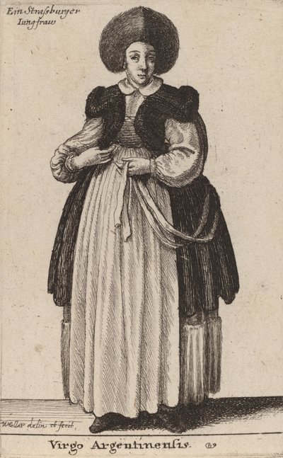 Virgo Argentinensis by Wenceslaus Hollar