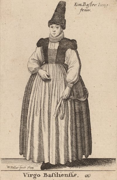 Virgo Basiliensis by Wenceslaus Hollar