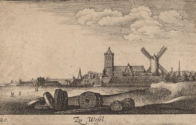Wesel, 1635 by Wenceslaus Hollar