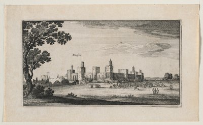 Windsor Castle from the Southeast by Wenceslaus Hollar