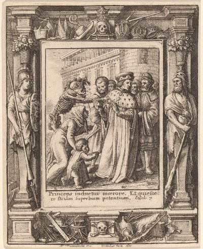 Duke by Wenceslaus Hollar after Hans Holbein the Younger after Abraham van Diepenbeeck