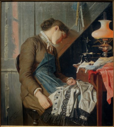 Seamstress. Pentecost Morning by Wenzel Tornoee