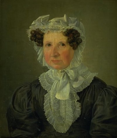 Portrait of Miss Nissen by Wilhelm Bendz