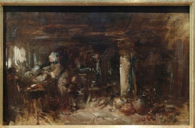 Farm Kitchen by Wilhelm Busch