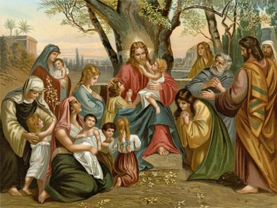 Jesus Blessing the Children by Wilhelm Ebbinghaus