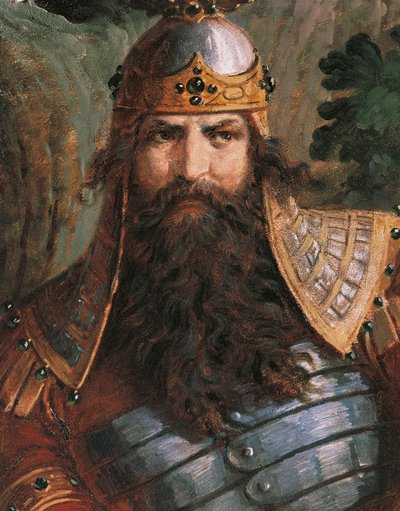 Gunther, King of Burgundy by Wilhelm Hauschild