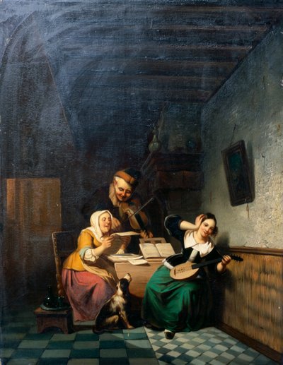 A Music Party by Wilhelm J. Schumann