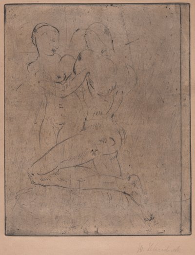 Rape II by Wilhelm Lehmbruck