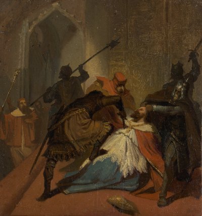Murder of a Cardinal by Wilhelm Lindenschmit der Jüngere
